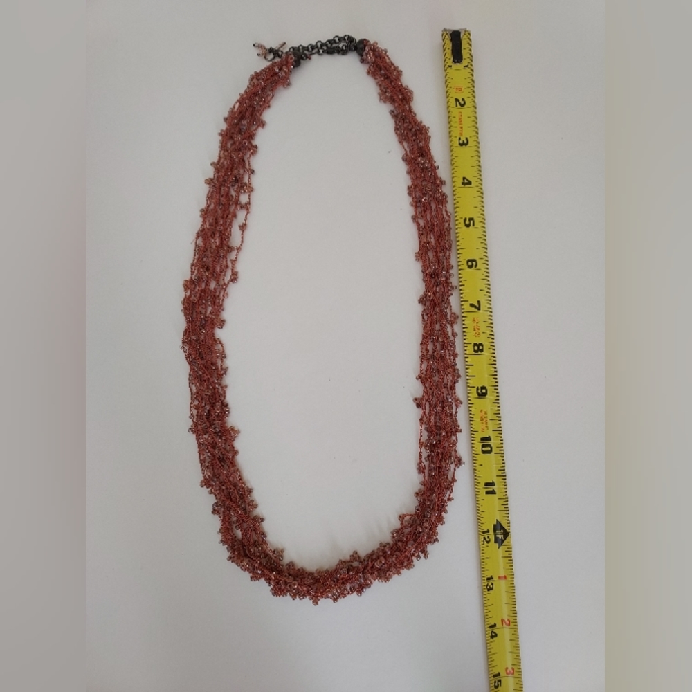 Anthropologie Bead And String Multi-Strand Neckla… - image 4